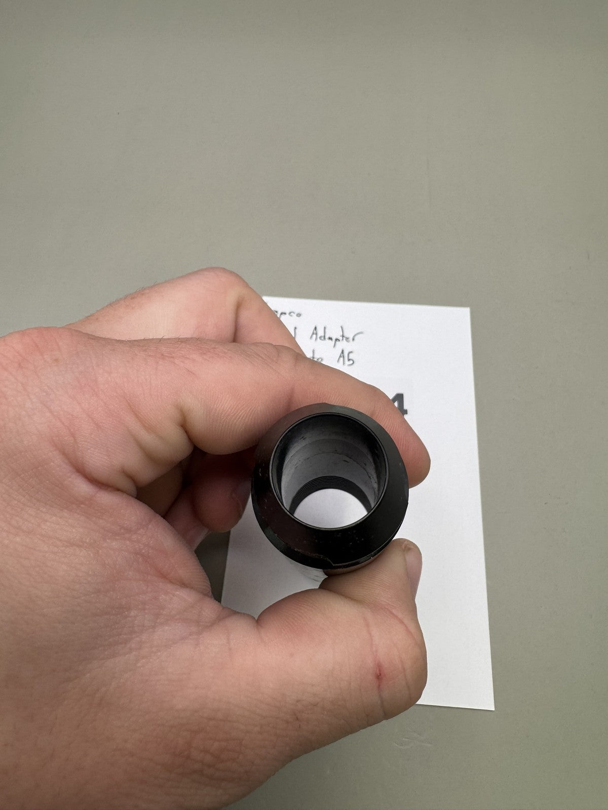 Lapco Barrel Adapter Angel to A5 Black