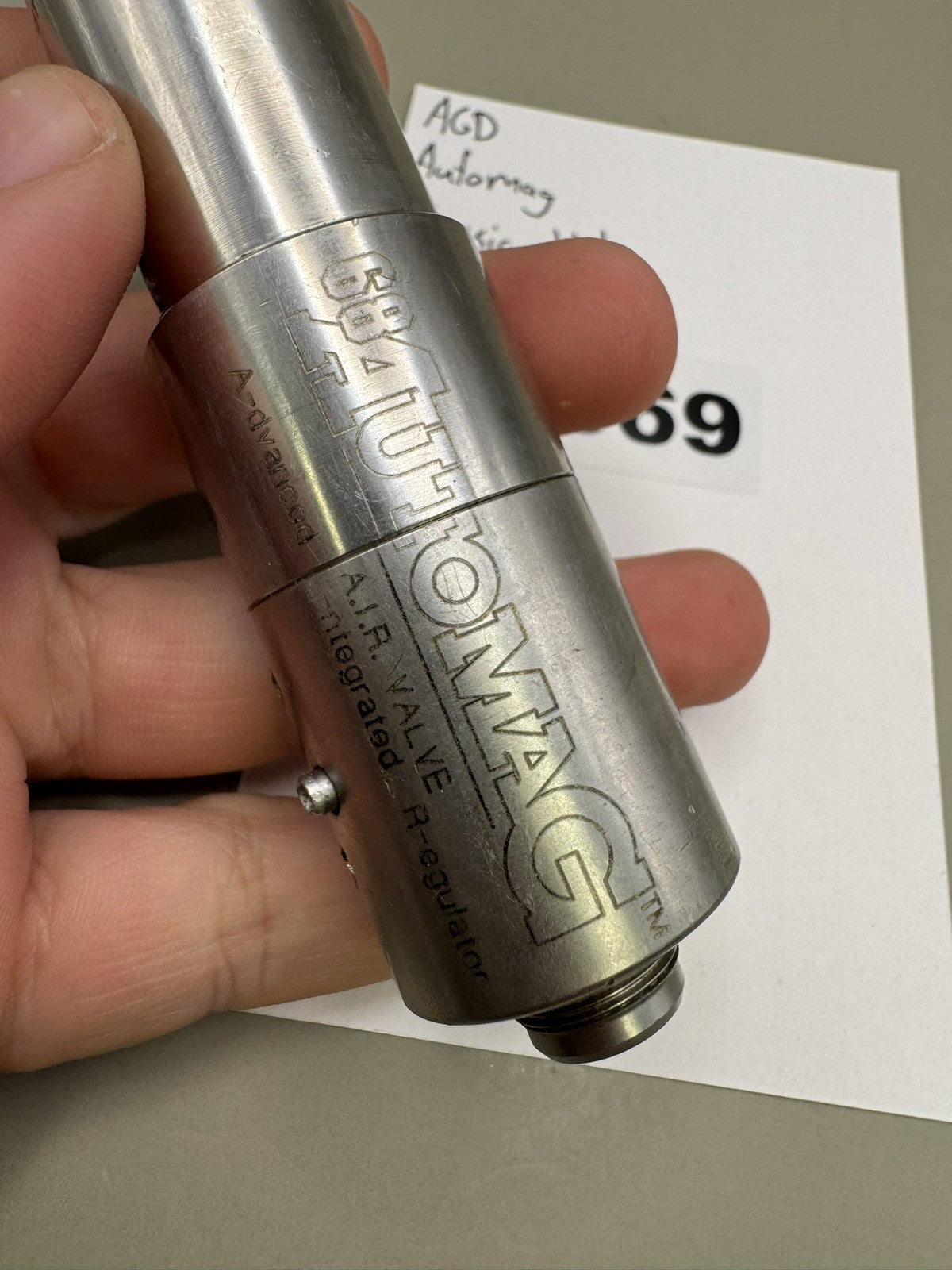 AGD Automag Classic Valve Level 7 Bolt Silver