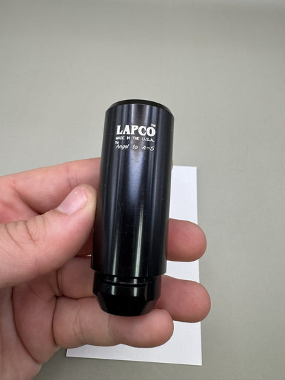 Lapco Barrel Adapter Angel to A5 Black