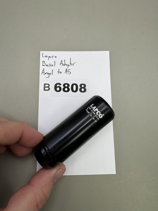 Lapco Barrel Adapter Angel to A5 Black