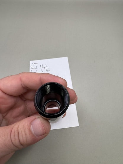 Lapco Paintball Barrel Adapter Angel to A5 Black