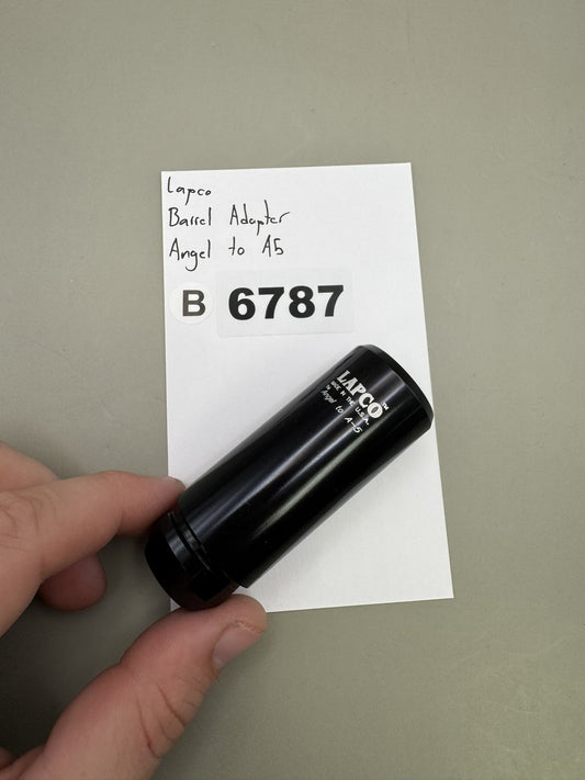 Lapco Barrel Adapter Angel to A5 Black