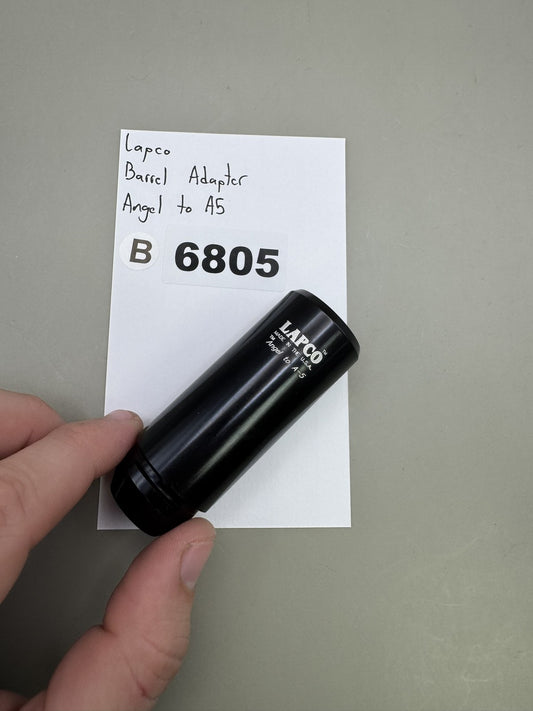 Lapco Barrel Adapter Angel to A5 Black