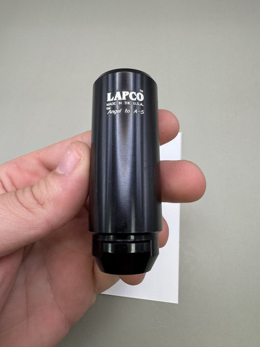 Lapco Barrel Adapter Angel to A5 Black