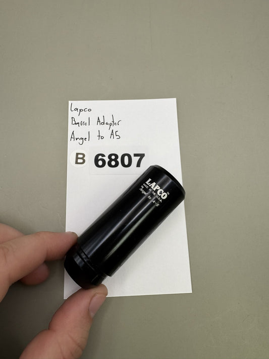Lapco Barrel Adapter Angel to A5 Black