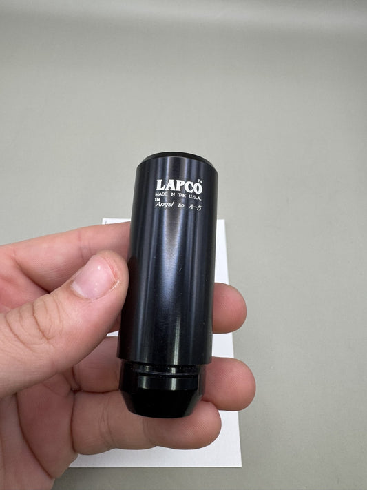 Lapco Barrel Adapter Angel to A5 Black