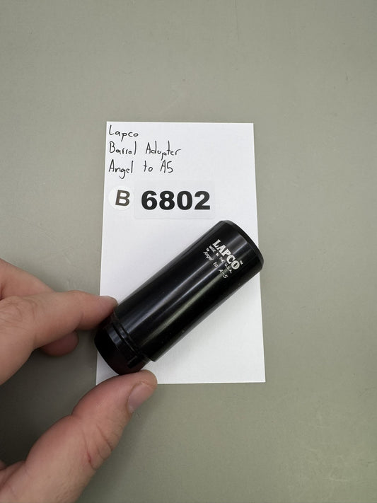 Lapco Barrel Adapter Angel to A5 Black