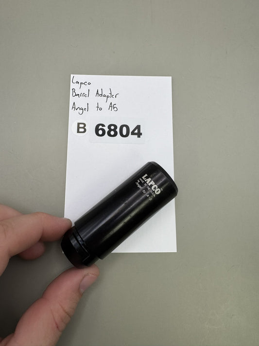 Lapco Barrel Adapter Angel to A5 Black