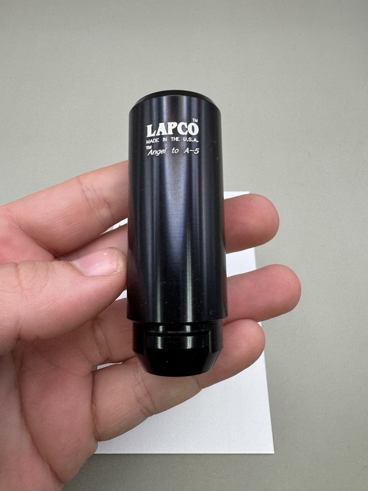 Lapco Angel to A5 Barrel Adapter Black