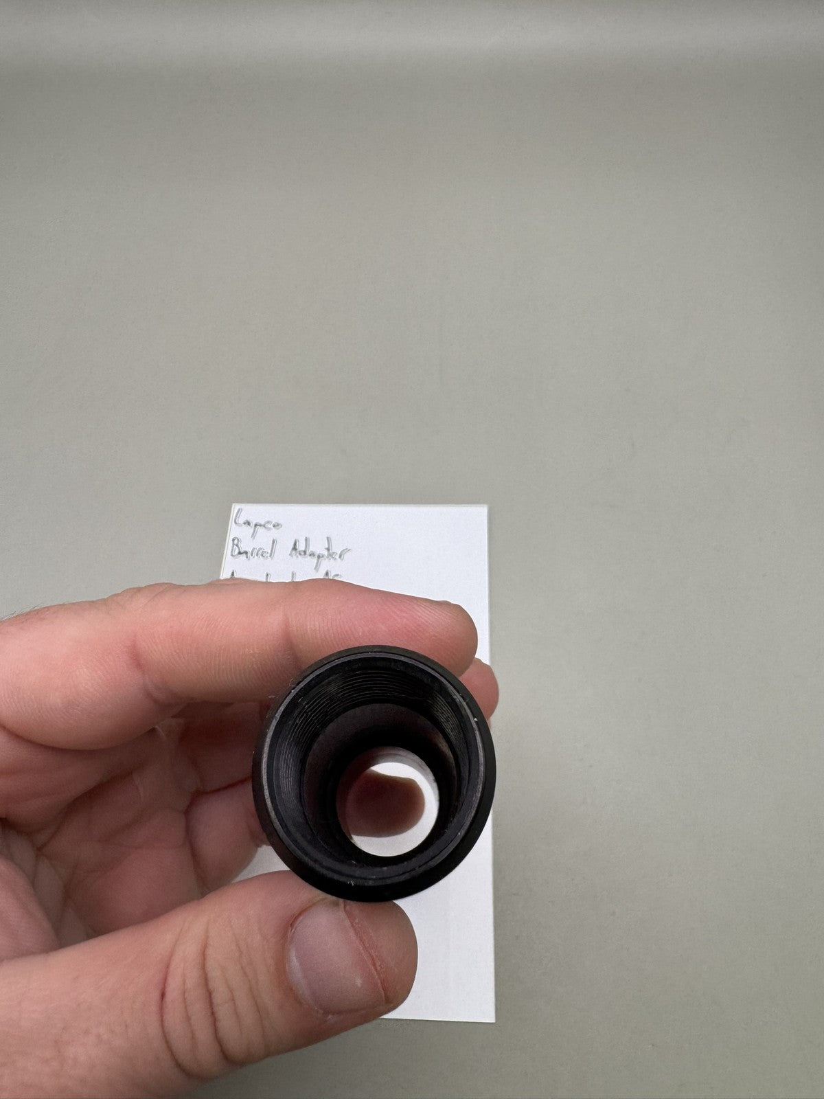 Lapco Barrel Adapter Angel to A5 Black