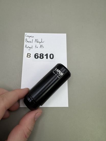 Lapco Barrel Adapter Angel to A5 Black