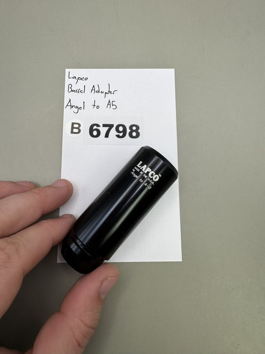 Lapco Barrel Adapter Angel to A5 Black