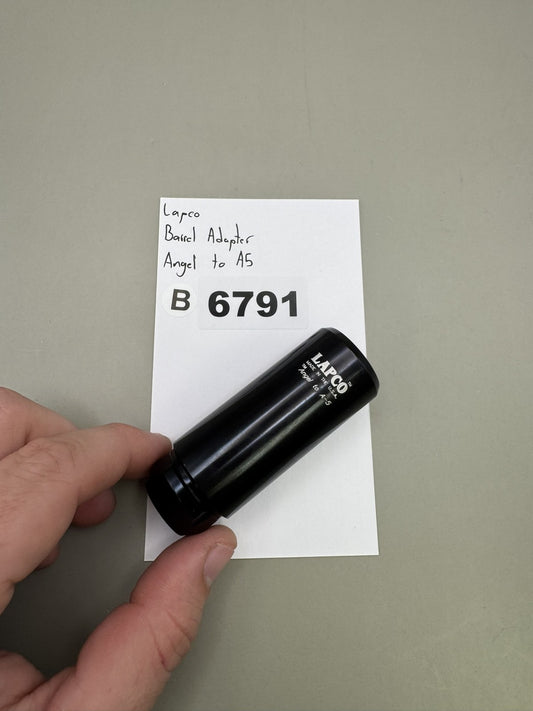 Lapco Barrel Adapter Angel to A5 Black