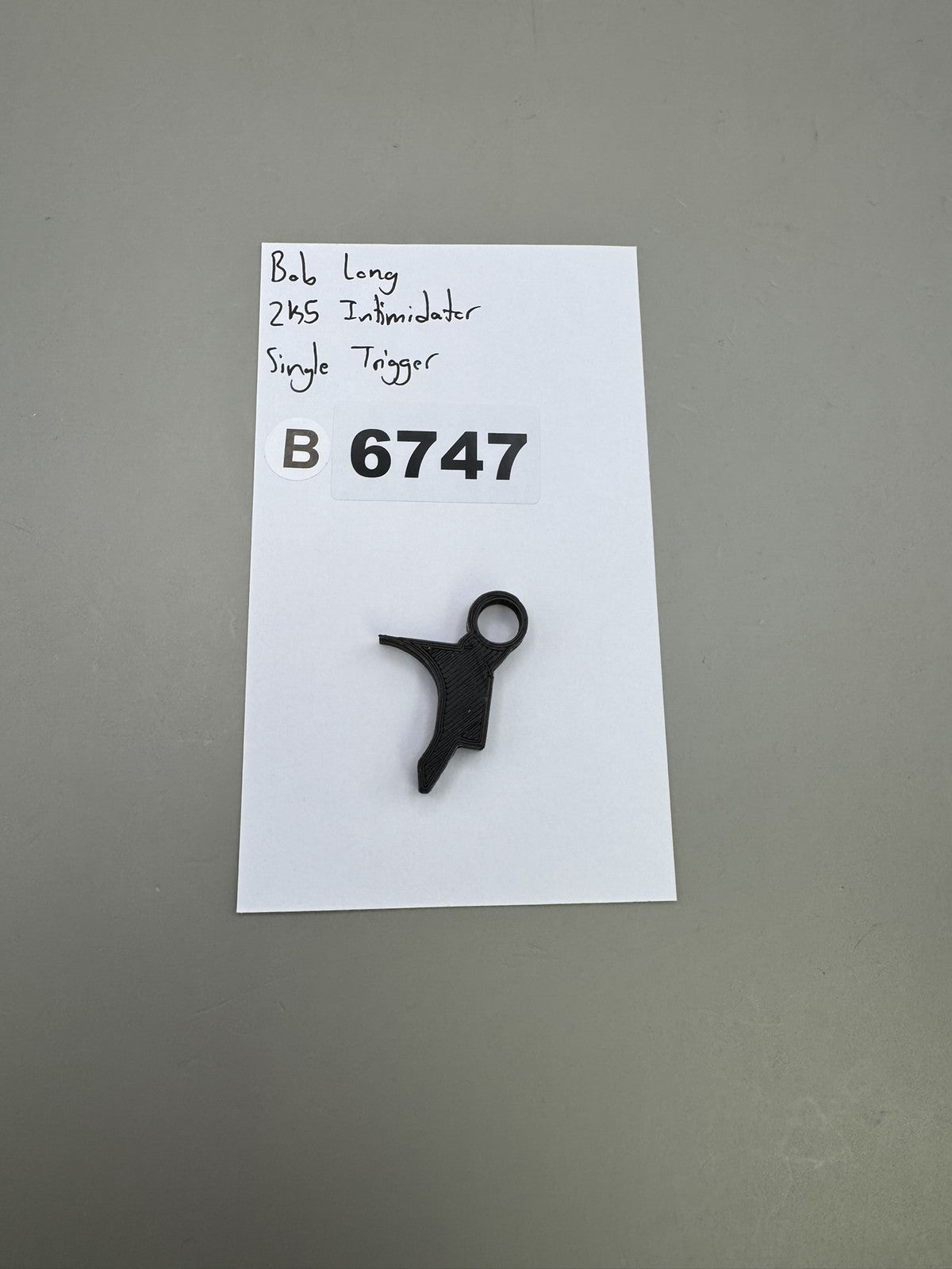Bob Long 2K5 Intimidator Single Trigger Black