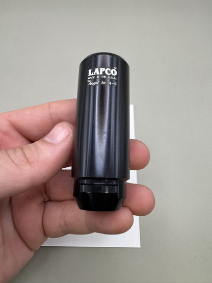 Lapco Barrel Adapter Angel to A5 Black