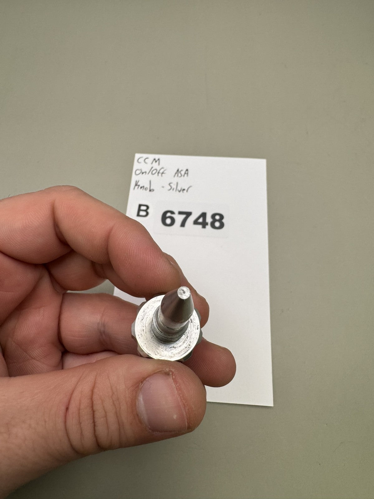 CCM ASA Knob Silver