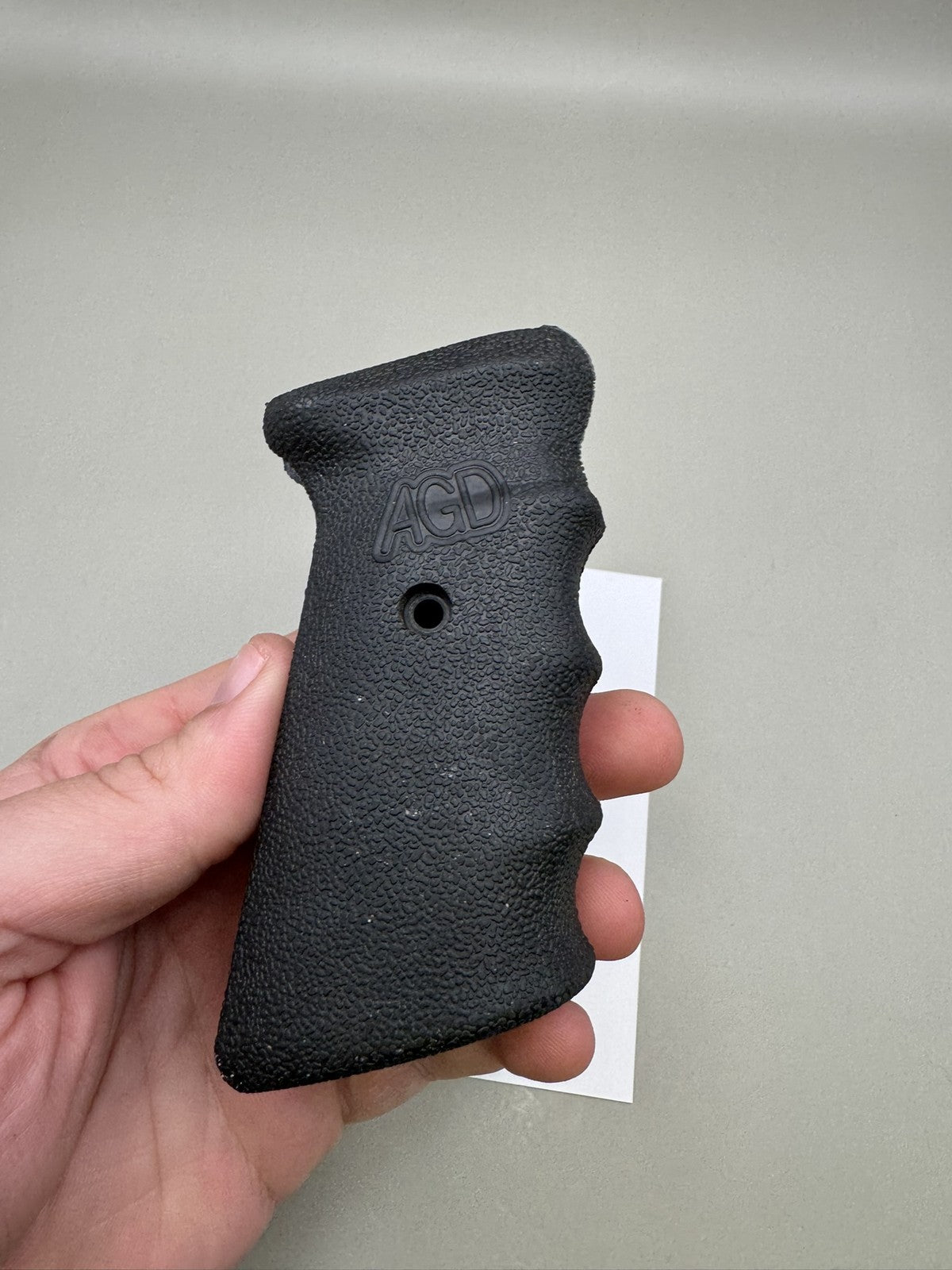 AGD Automag Single Hole Grips Black