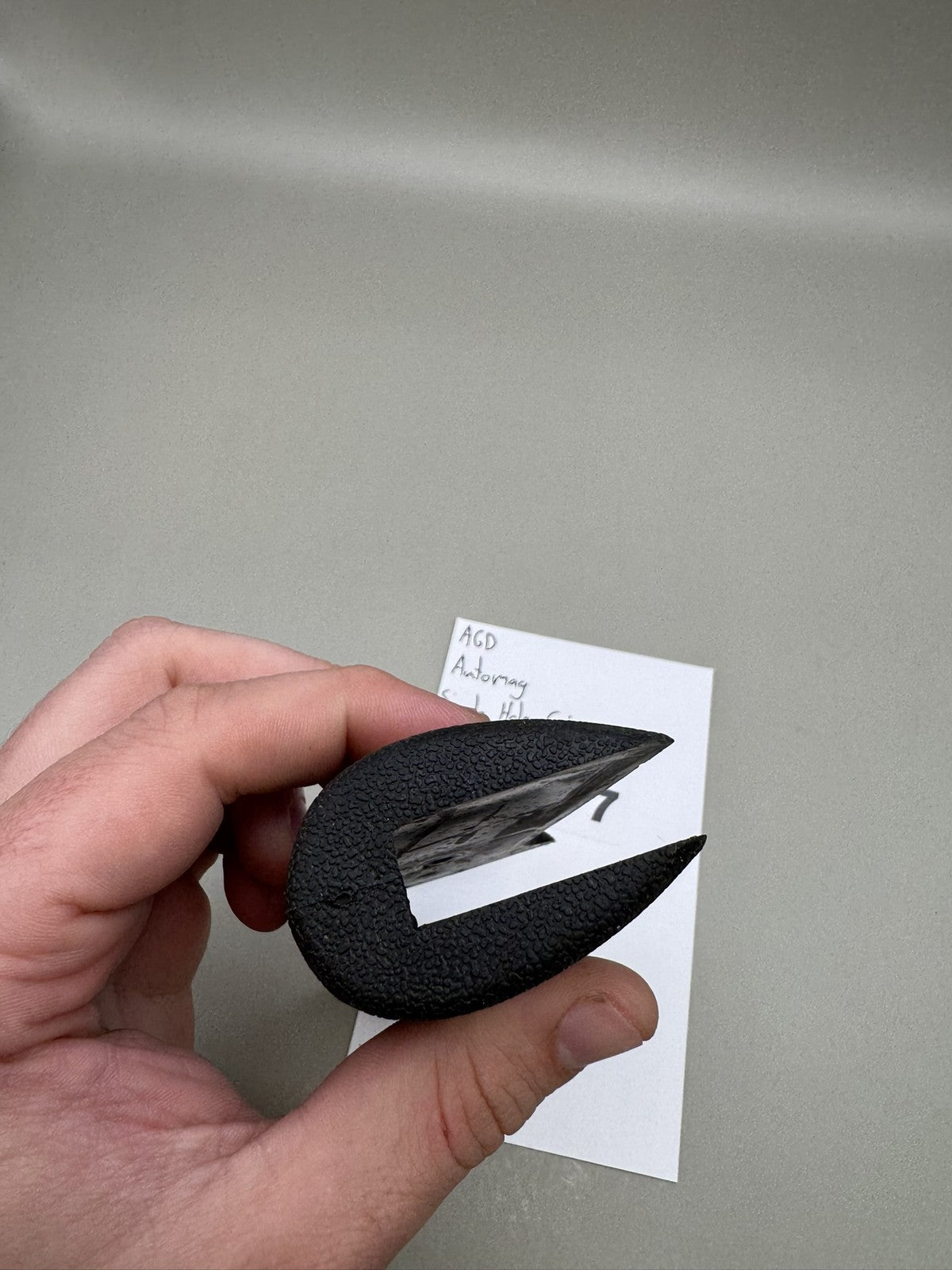 AGD Automag Single Hole Grips Black