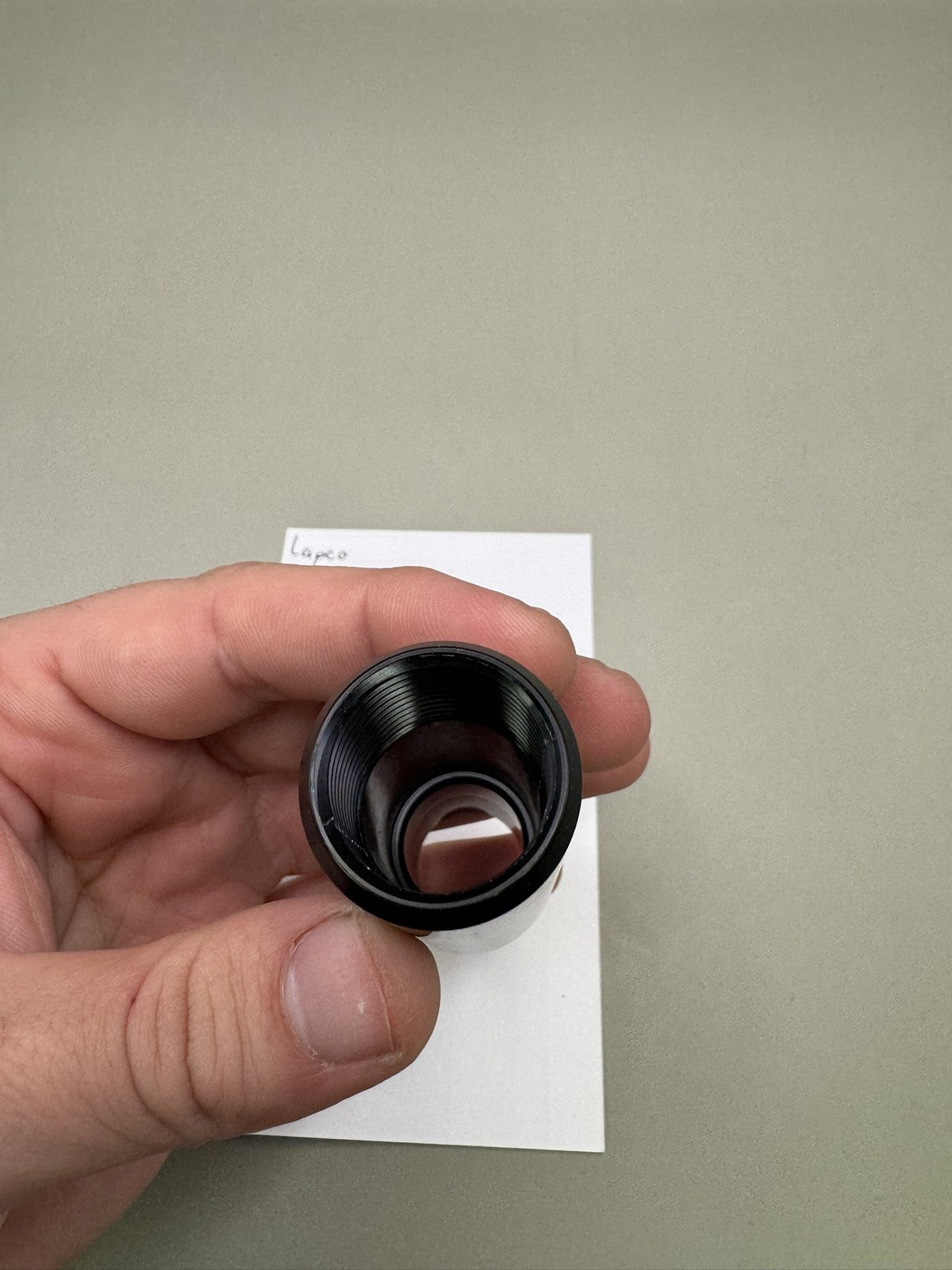 Lapco Barrel Adapter Angel to A5 Black