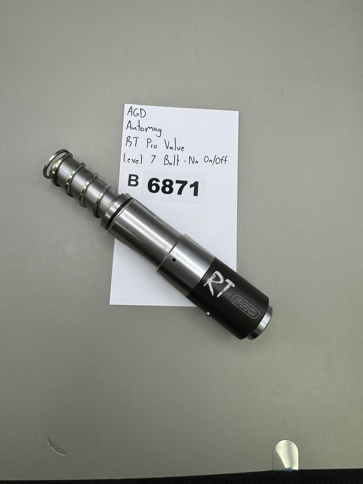 ACD Automag RT Pro Valve Level 7 Bolt On/Off Silver Black