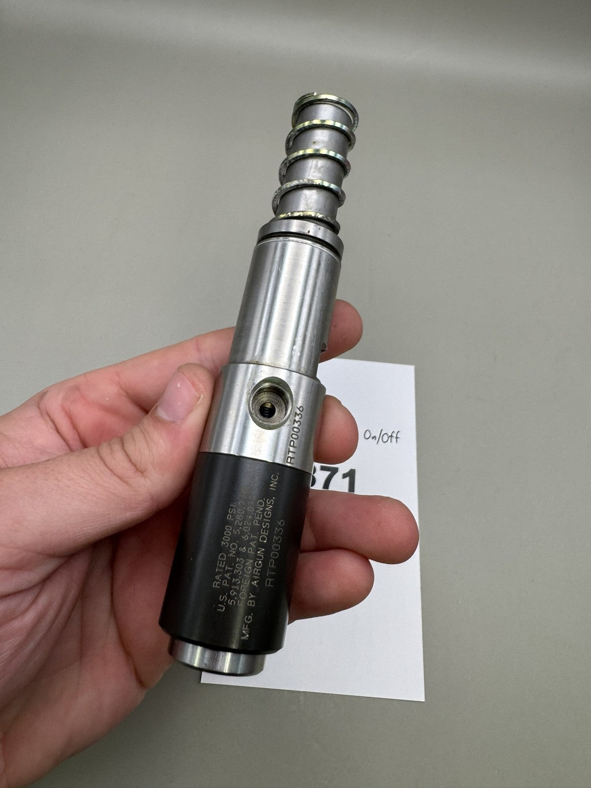 ACD Automag RT Pro Valve Level 7 Bolt On/Off Silver Black