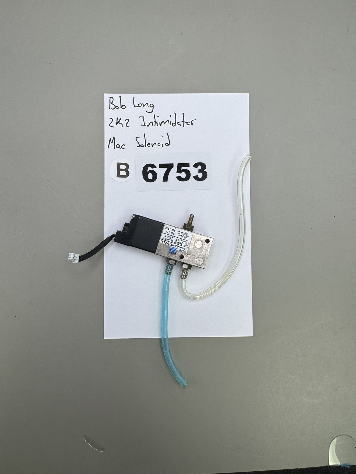 Bob Long 2k2 Intimidator Mac Solenoid