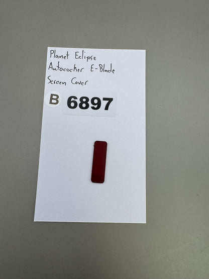 Planet Eclipse Autococker E-Blade Screen Cover Red