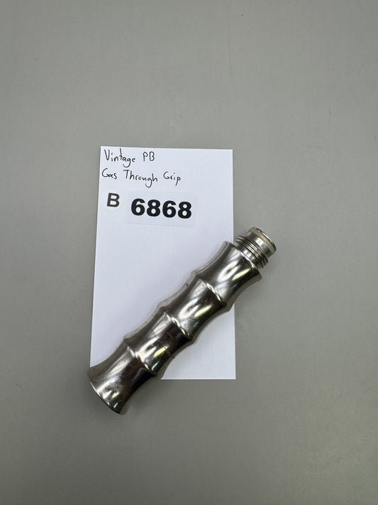 Vintage Paintball CO2 Gas Through Grip Chrome