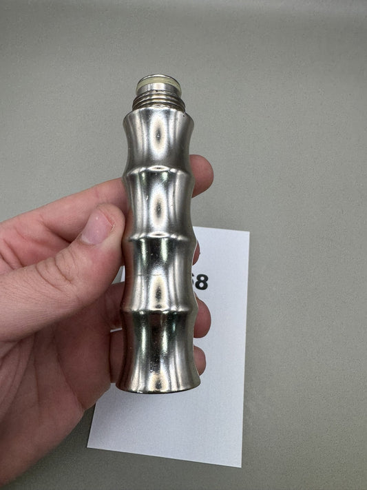 Vintage Paintball CO2 Gas Through Grip Chrome