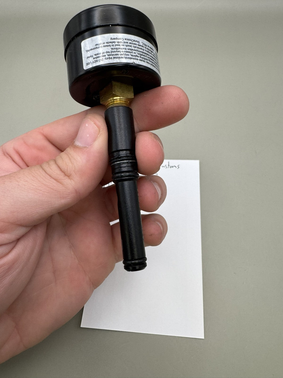 Super Stanchy Customs Planet Eclipse LV1 LV2 Pressure Tester Black