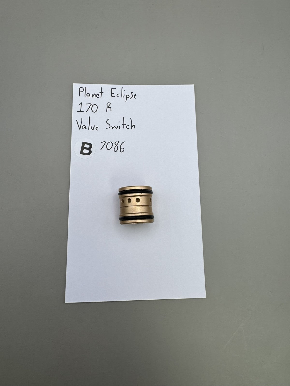 Planet Eclipse 170R Valve Switch Gold