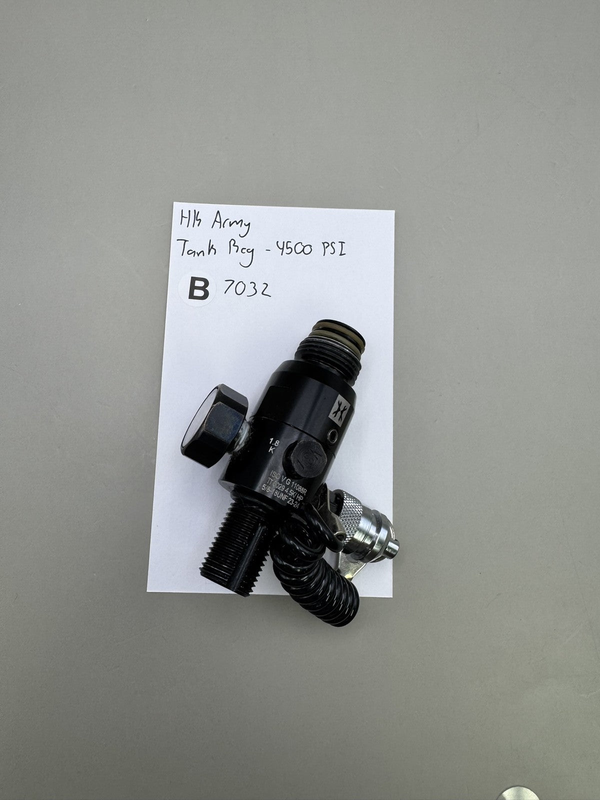 HK Army Tank Regulator 4500 PSI Black