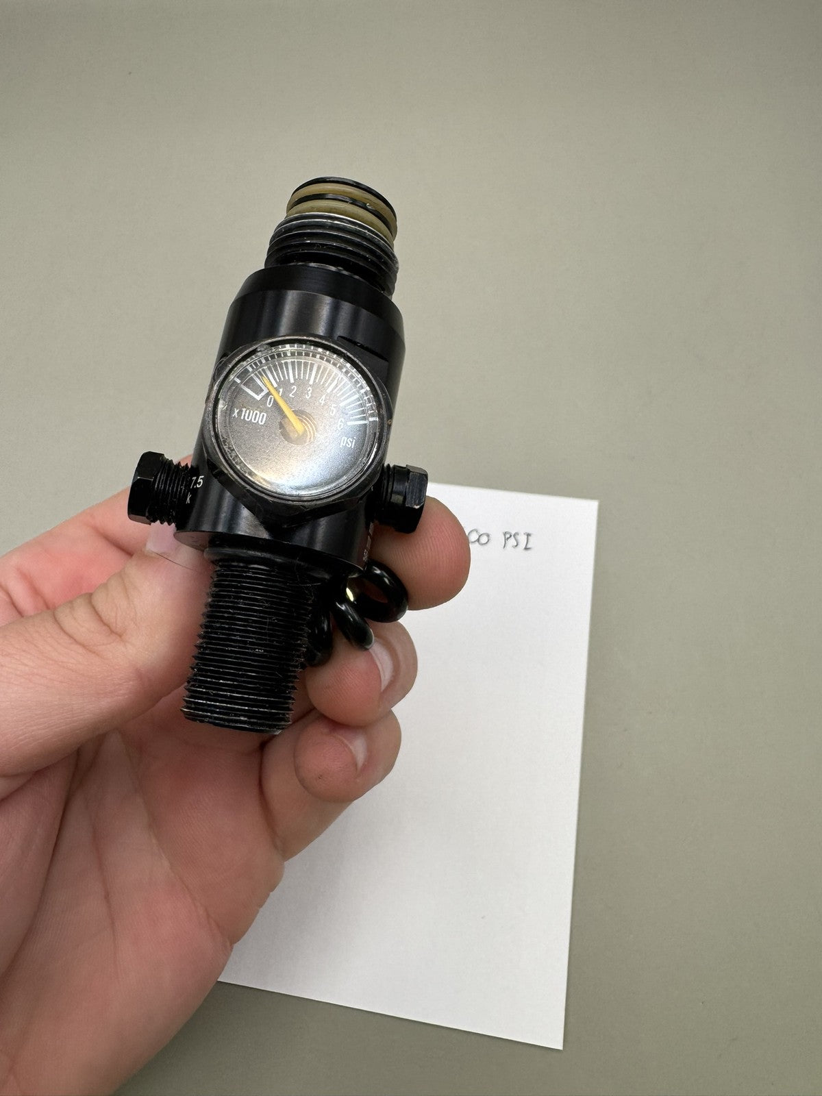 HK Army Tank Regulator 4500 PSI Black