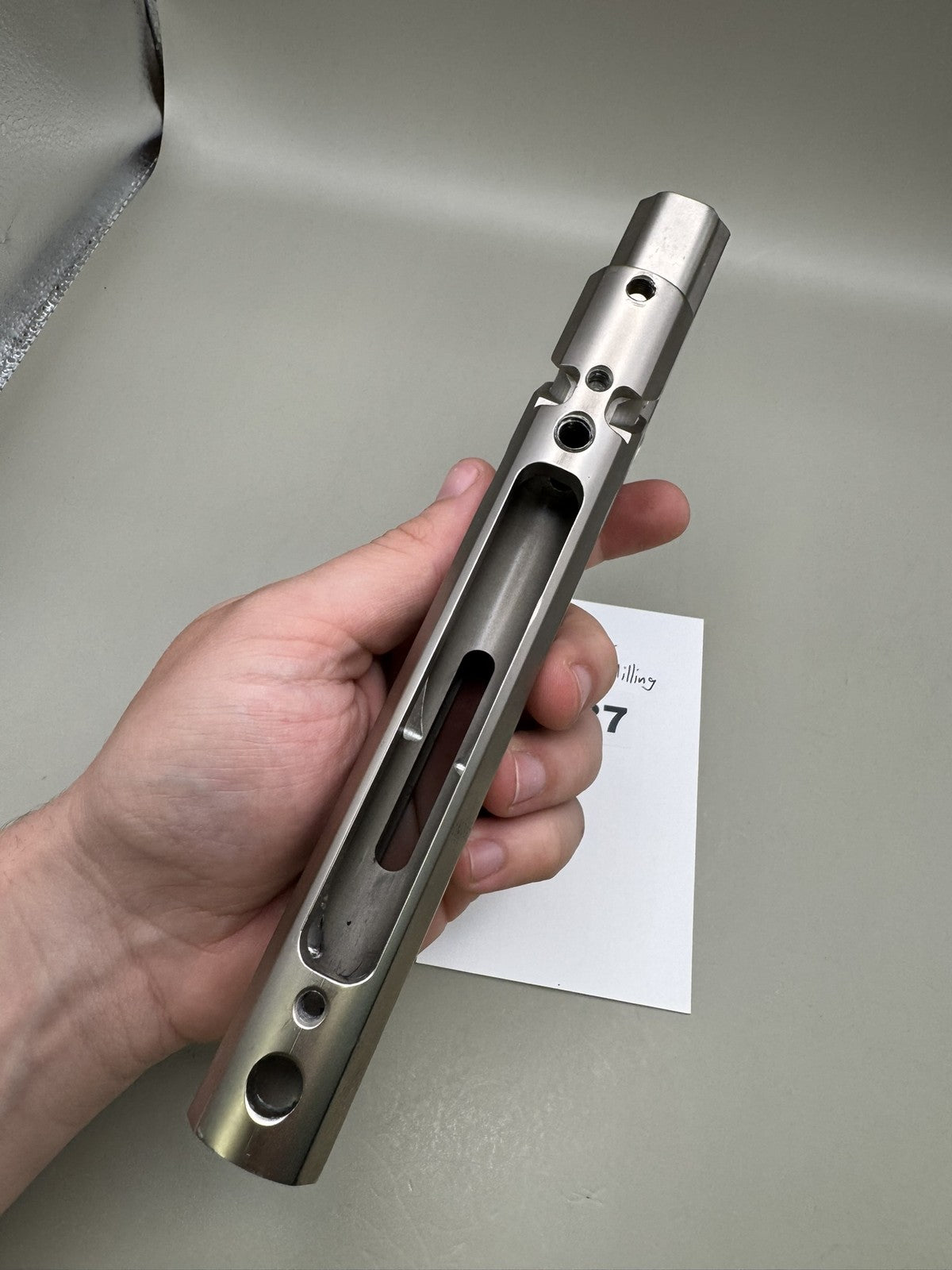 Bob Long 2k2 Intimidator Body Custom Milling Silver
