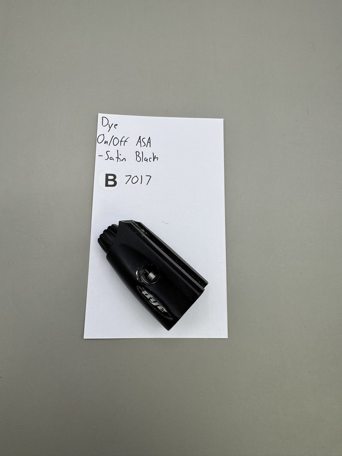Dye ASA Satin Black