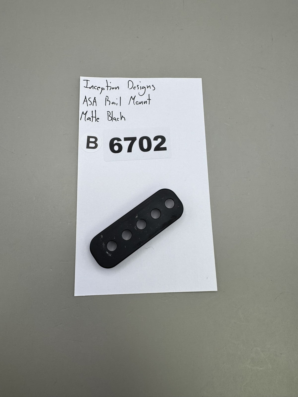 Inception Designs ASA Rail Mount Matte Black