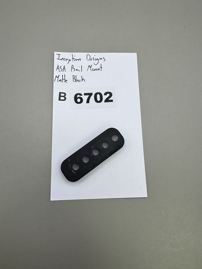 Inception Designs ASA Rail Mount Matte Black