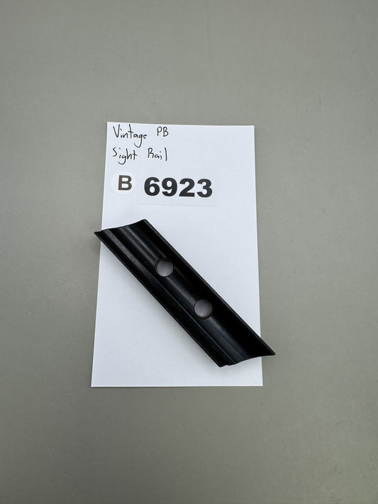 Vintage Paintball Sight Rail Black