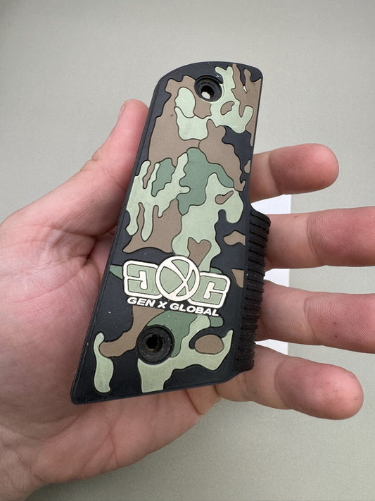 Gen X Global Paintball 1911/45 Style Grips Camo B7060